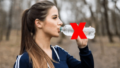 Drink geen water uit een plastic fles